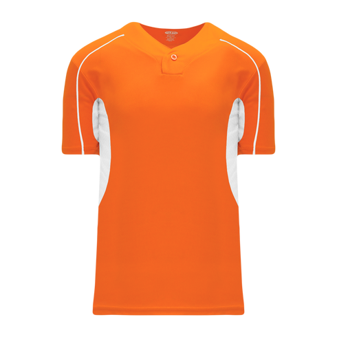Athletic Knit One Button Pro Placket Baseball Jersey with Underarm Inserts (BA1745)